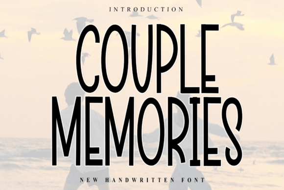 Couple Memories: A Font for Capturing Life's Sweeping Moments