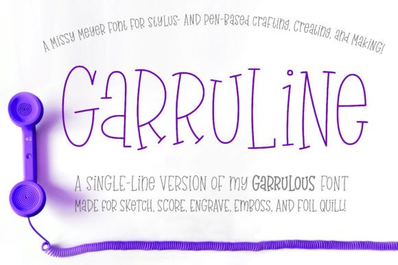 Discover Garruline: The Single-Line Serif for Modern Makers