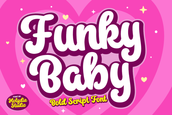 Funky Baby: A Vintage Handwritten Font with Bold Character