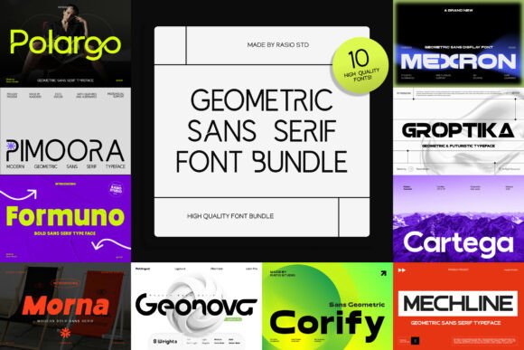 Geometric Sans Serif Bundle: A Modern Designer's Toolkit