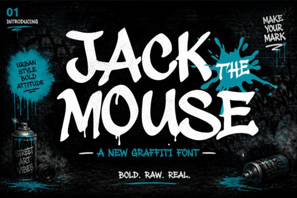 Jack the Mouse: The Urban Graffiti Font for Bold Branding