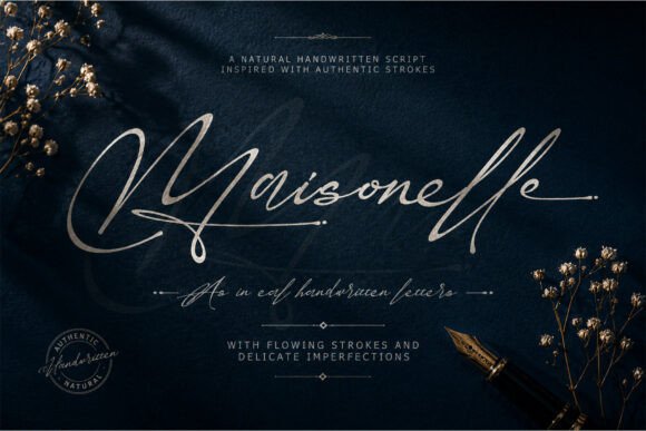 Maisonelle: The Handwritten Script Font for Elegant Design