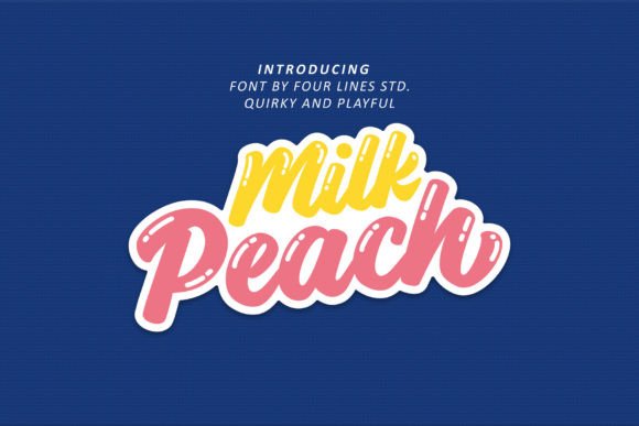 Milk Peach: Injecting Whimsy into Modern Typography