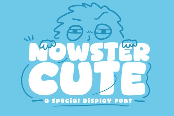 Nowster Cute: A Display Font for Modern, Approachable Designs