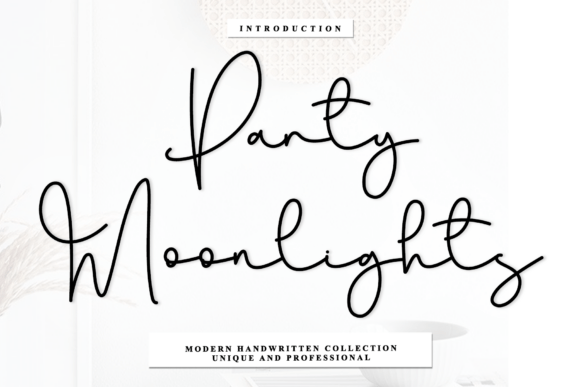 Party Moonlights: A Handwritten Font for Authentic Branding