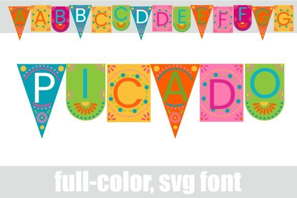 Picado: A Typeface That Strings Together Festive Branding
