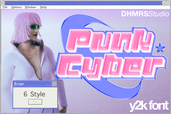 Punk Cyber: Reviving Y2K Boldness in Modern Design