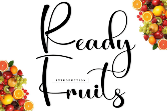 Ready Fruits: The Handwritten Font with Timeless Character