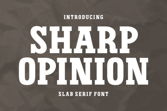 Sharp Opinion: A Slab Serif Built for Athletic Impact
