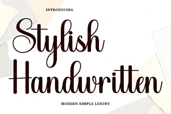 Stylish Handwritten: Elevate Your Projects with Elegant Cursive