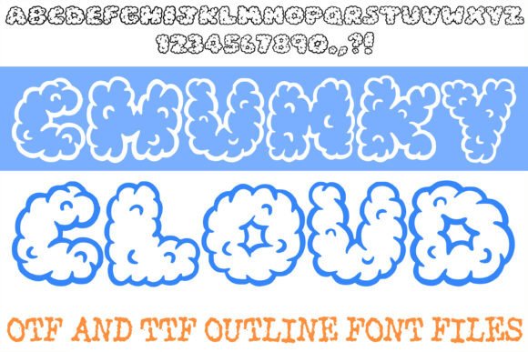The Chunky Cloud Font: Crafting Dreamy & Impactful Designs